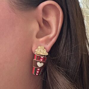 BaubleBar | Holiday Latte Earrings